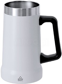 Jarra Glinox Aço Inox Reciclado 700 ml BRANCO S/T