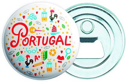 Badge opener 59 Crachá de 59mm com abre-cápsulas MV700065