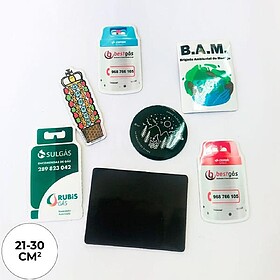 Plasmag - Iman plastificado - dos 21 aos 30cm2