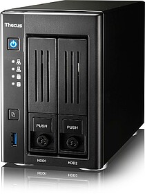 NAS Thecus N2810PLUS 2bay 1,6GHz Intel 4GB RAM 2x 1GbitLAN
