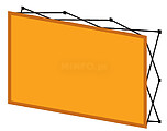 Kit Mural NetUpScreen Ndisplay Mini 2 alturas 3x2 (2860x1910) : Estructura com velcro perimetral (basta ligar) + 2 pés