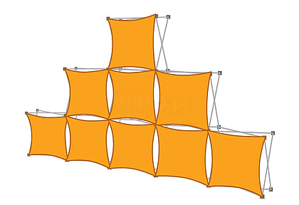 Kit Mural NetUpForma Ndisplay (369x223) : Estructura + Pés