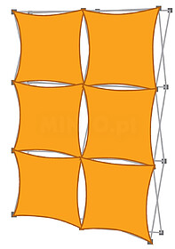Kit Mural NetUpForma Ndisplay 2x3 (150x223) : Estructura + P...