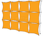 Kit Mural NetUpForma Ndisplay 4x3 (296x223) : Estructura + Pés