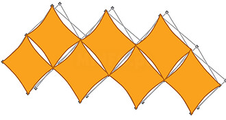 Kit Mural NetUpForma Ndisplay 4x1,5 (418,5x160,5) : Estructu...