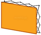 Kit Mural NetUpScreen Ndisplay Standard 3 alturas 4x3 (2970x2240) : Estructura com velcro perimetral (basta ligar) + 2 pés