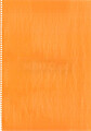 Rolo Papel Embrulho : Liso Laranja : Papel Branco : Rolo 35cm ( 4kg )