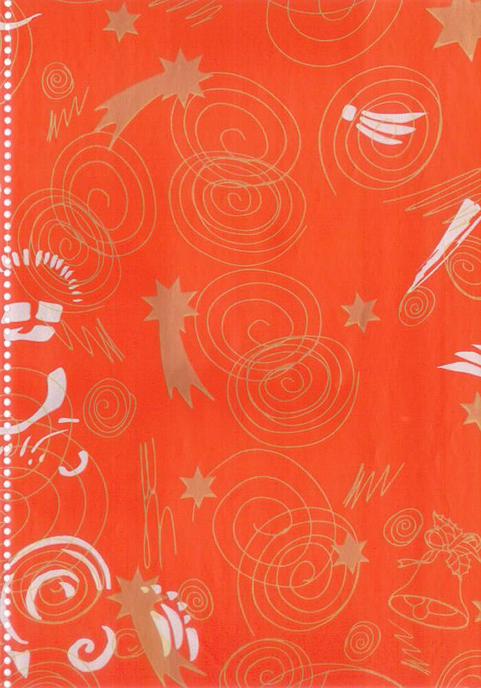 Rolo Papel Embrulho : Natal Várias : Papel Branco : Rolo 70cm ( 8kg ) aproximadamente 180 metros
