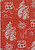 Rolo Papel Embrulho : Descobrimentos Vermelho/Prateado : Papel Kraft : Rolo 35cm ( 4kg ) - imagem 1