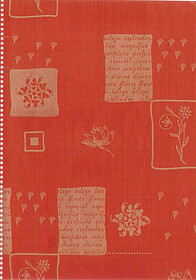 Rolo Papel Embrulho : Natureza Vermelho/Dourado : Papel Kraf...