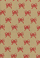 Rolo Papel Embrulho : Decoração Vermelho : Papel Kraft : Rolo 35cm ( 4kg )