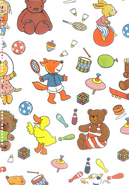 Rolo Papel Embrulho : Infantil Várias : Papel Branco : Rolo 70cm ( 8kg ) aproximadamente 180 metros