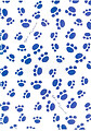 Rolo Papel Embrulho : Abstracto Azul : Papel Branco : Rolo 35cm ( 4kg )