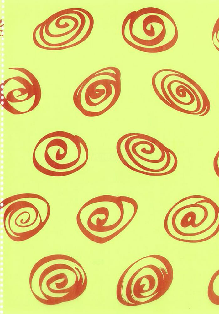 Rolo Papel Embrulho : Abstracto Amarelo/Vermelho : Papel Branco : Rolo 35cm ( 4kg )