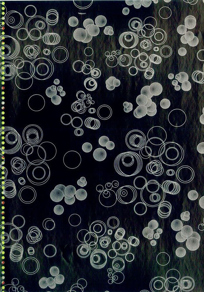 Rolo Papel Embrulho : Abstracto Preto/Prateado : Papel Kraft : Rolo 35cm ( 4kg )