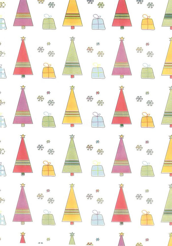 Rolo Papel Embrulho : Natal/Infantil Várias : Papel Branco : Rolo 35cm ( 4kg )