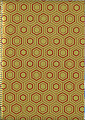 Rolo Papel Embrulho : Dourado/ Vermelho : Papel Branco : Rolo 35cm ( 4kg )