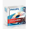 DVD+RW Philips 4.7GB 4X Jewell Case 5 PHIDW4S4J05F