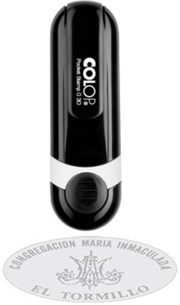 Colop Pocket Oval 30 (18x47mm) : Já Inclui Personalização