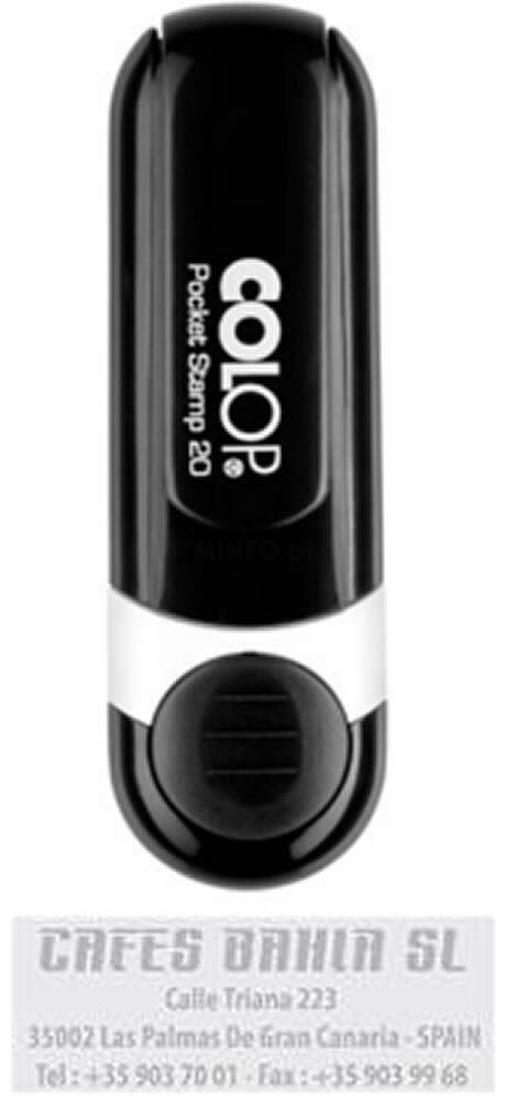 Colop Pocket Stamp 20 (14x38mm) : Já Inclui Personalização