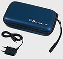 Midland Travelbox, Bolsa com carregador 220/12V c/Jack2.5mm p/G6, G7, Atlantic, Ocean, 445BT