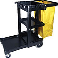 Carro Limpeza com Saco 116,8x55,2x97,5cm Preto