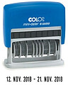 Colop Datador S 120/DD Mini-Datador Duplo (Altura da data 4 mm)