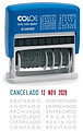 Colop S 120/WD Mini-Info Datador : Mensagens Várias (Altura da data 4 mm)