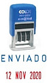 Colop S 160/L4 Mini-Datador : Mensagem “e-m@iled” (Altura da data 4 mm)