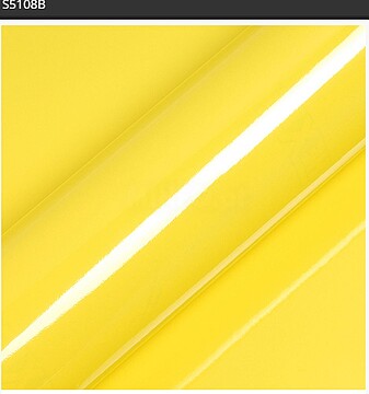 Vinil de Corte Hexis SupTac S5000 Amarelo Claro Brilho S5108B