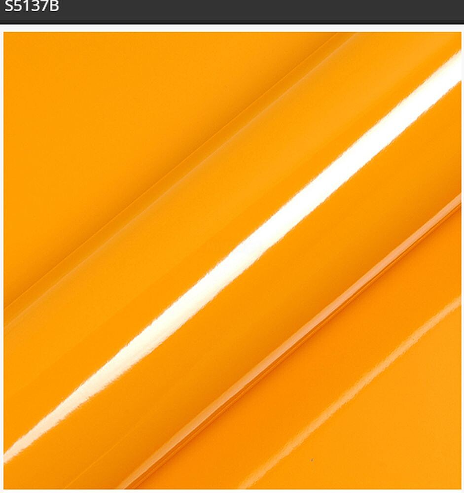 Vinil de Corte Hexis SupTac S5000 Laranja Claro Brilho S5137B