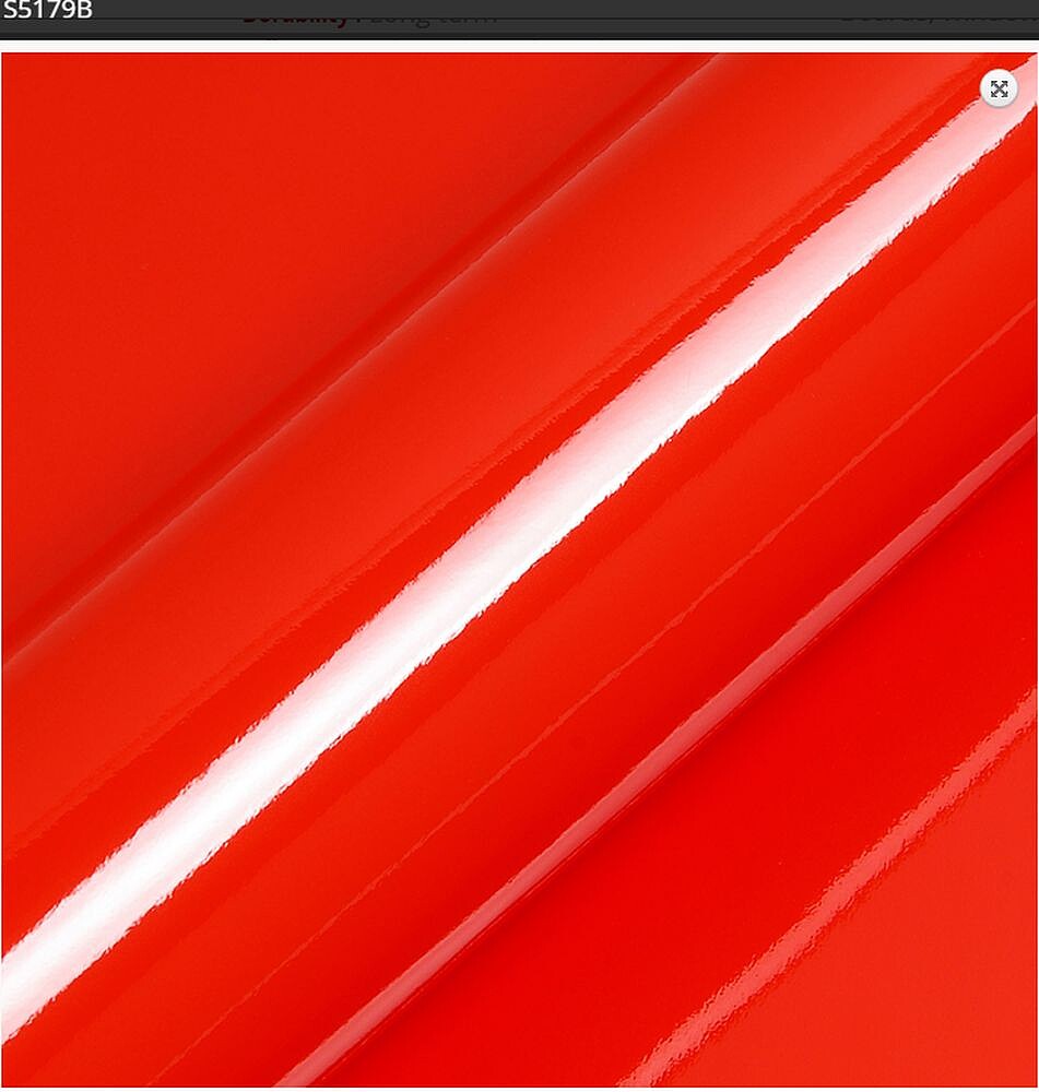 Vinil de Corte Hexis SupTac S5000 Vermelho Brilho S5179B