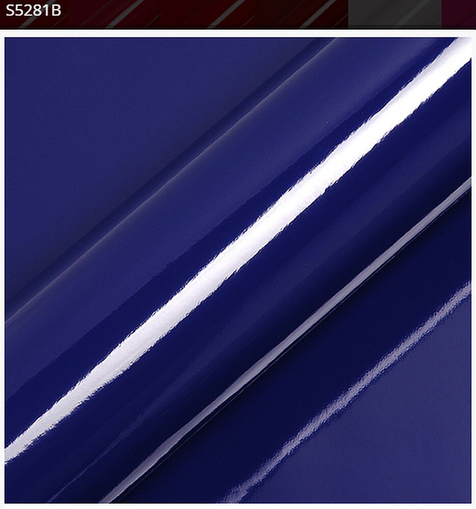 Vinil de Corte Hexis SupTac S5000 Azul Escuro Brilho S5281B