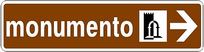 Placa Direcção 33x130 : Aluminio : c/acessorios ( não inclui poste nem personalização )