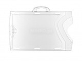 Idx 140 - Suporte de Emblema Horizontal- Clear.Frosted 100pcs