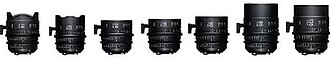 Sigma CINE 14 + 20 + 24 + 35 + 50 + 85 + 135 + PMC2 + PMC3 M...