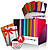 1 blocos de notas: A5 - Pautado Cores Diversas - imagem 1