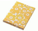 Pasta Arquivo Plastico Marimekko 310x240mm 4 Argolas R 30mm L40mm Amarelo 1un ALT-SME42014445