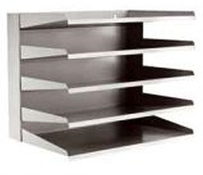 ALT-SME6160289 : Conjunto 8 Tabuleiros Metalicos 540x360x250mm Preto