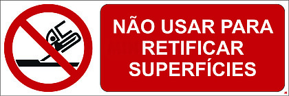 Não Usar Para Retificar Superfícies; Horizontal