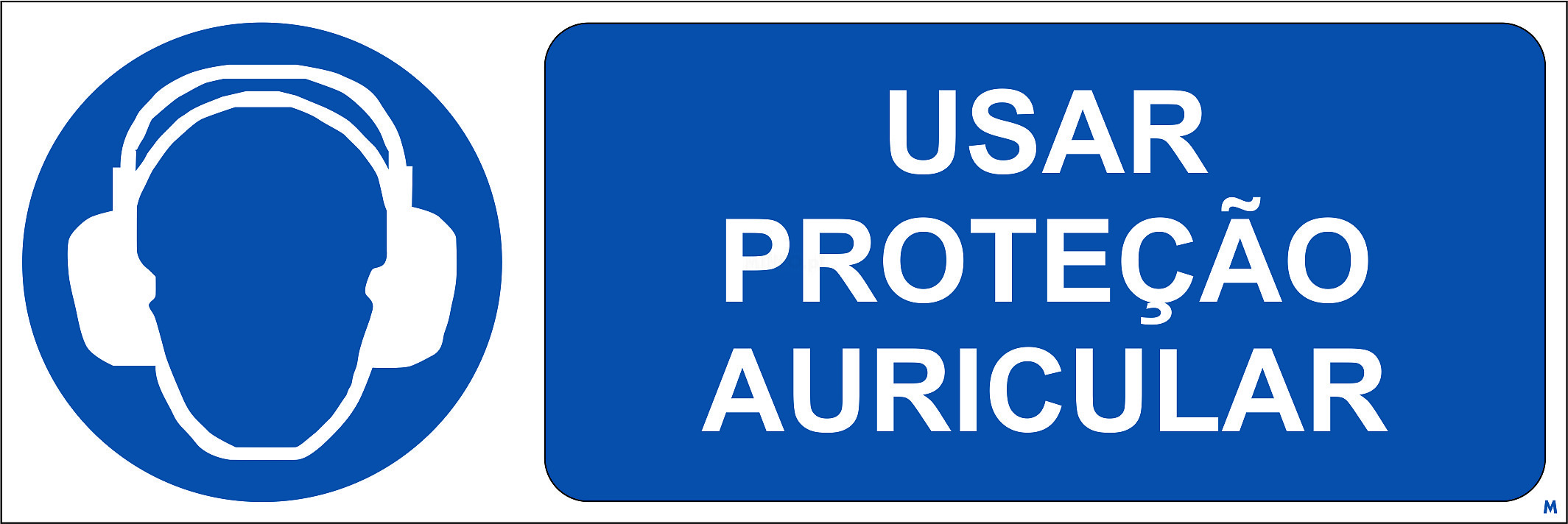 Usar Proteção Auricular; Horizontal
