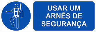 Usar Um Arnês de Segurança; Horizontal