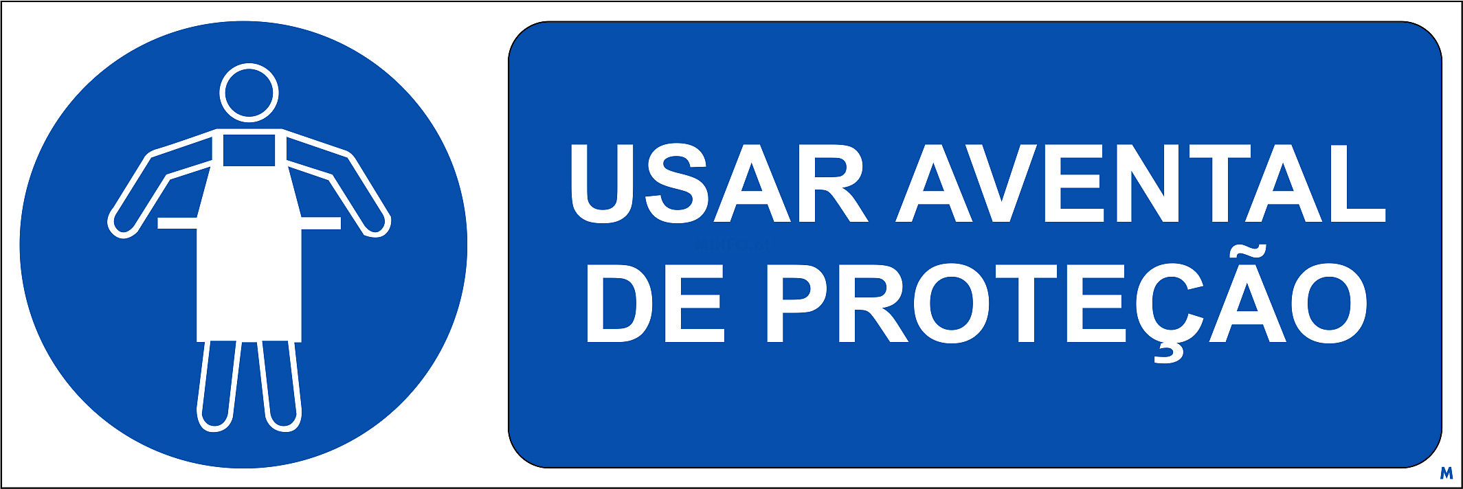 Usar Avental de Proteção; Horizontal