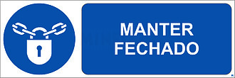 Manter Fechado; Horizontal
