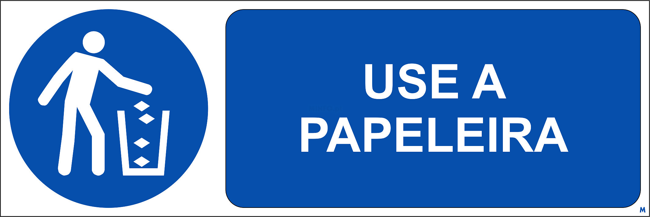 Use a Papeleira; Horizontal