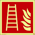 Escada de Incêndio; Fotoluminescente