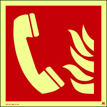 Telefone de Emergência; Fotoluminescente
