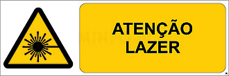 Atenção; Laser; Horizontal