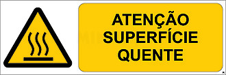 Atenção; Superfície Quente; Horizontal