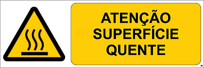 Atenção; Superfície Quente; Horizontal